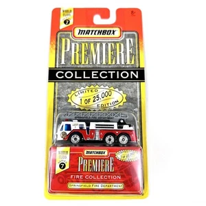 Matchbox Premiere Collection Series 7 Springfield Fire Department Ladder Truck - Picture 1 of 7