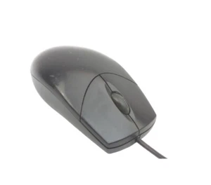 Logitech 7004628 Gateway PC Computer PS2 Roller Type 2 Button Scroll Black Mouse - Picture 1 of 4