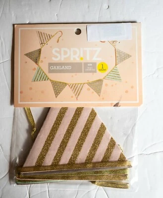 Banner de tela de muselina estampada con guirnalda Spritz  Foto 1 de 2