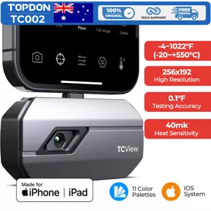 TOPDON TC002 Portable Thermal Camera 256 x 192 High IR for iOS iPhone & iPad AU - Picture 1 of 19
