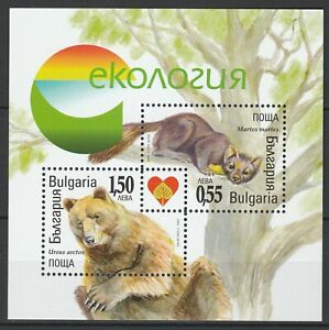 Bulgaria 2006 Fauna Animals, Bears MNH Block