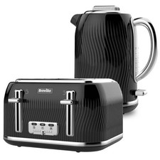 Breville Flow Kettle & Toaster Set Black