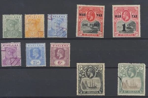 St Helena Stamps 1890-1922 SG46;49/51;64;84;87/8;97hc; 100 CV £164.25 - Picture 1 of 6
