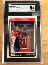 1988-89 Fleer Vintage Basketball Michael Jordan #17 Chicago Bulls SGC 9 MINT HOF