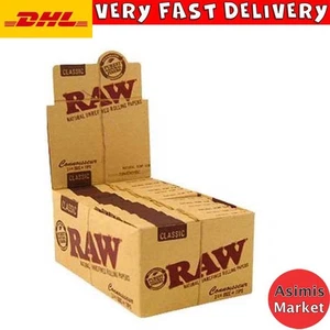 Carta rotante Raw Classic 1 1/4 + suggerimenti 1x scatola completa 24 confezioni Connoisseur non raffinata - Foto 1 di 3