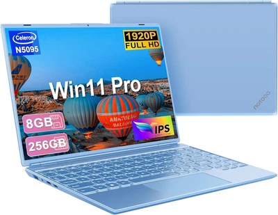 PC Portatile Computer Portatile Notebook 14 Pollici 8GB 256GB SSD 1TB Estensioni - Immagine 1 di 4