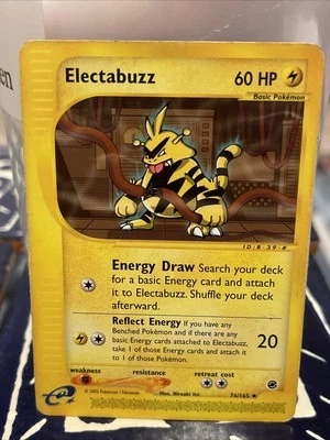 Pokemon Electabuzz Card 76/165 Uncommon Expedition Set - Image 1 of 2