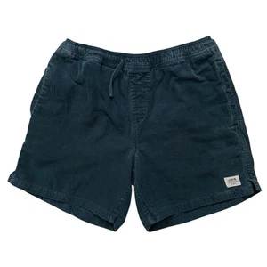Katin Cord Local Shorts Mens Size L Corduroy Stretch Drawstring Overcast Green - Foto 1 di 6