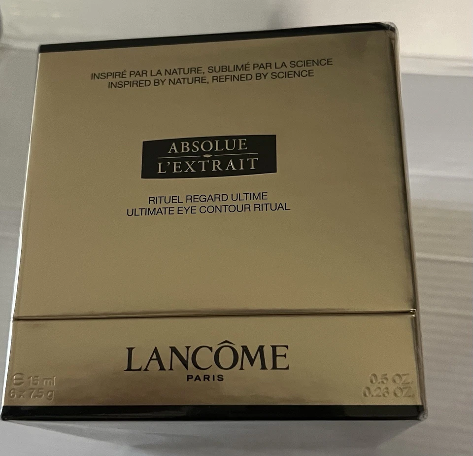 Bálsamo ritual contorno de ojos Lancome Absolue L’extrait Ultimate + 6 parches * sellado Foto 1 de 4