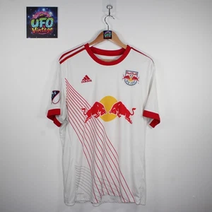 New York Red Bulls Heimtrikot 2017 Herren XL weiß Fußball Trikot Adidas Sport - Bild 1 von 9