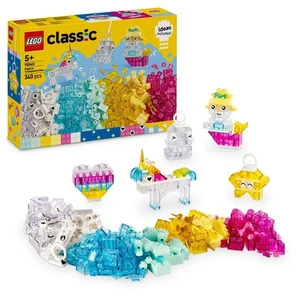 LEGO Classic Zauberbox mit durchsichtigen Steinen, Bunte Bausteine 11040 - Bild 1 von 3