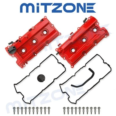 Kit de cubiertas de válvula de aluminio rojo para 05-19 Nissan Frontier Pathfinder Xterra 4,0 L🚗 Foto 1 de 4