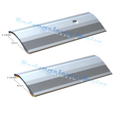 2-16mm Anpassungsprofil Abschlussprofil Übergangsprofil ALU gebohrt selbstlebend - Bild 1 von 3
