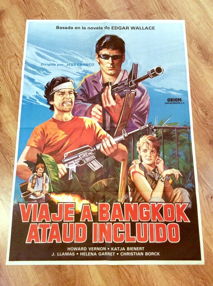 BANGKOK BY NIGHT Original EDGAR WALLACE Movie Film Poster JESUS JESS FRANCO - Bild 1 von 1