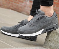 NIKE AIR MAX 90 ESSENTIAL MEN'S LIFESTYLE COMFY SNEAKER Dark Grey Black White