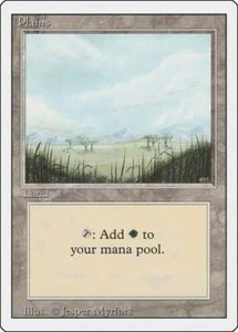 Magic The Gathering MTG PLAINS (B) Revised NM Near Mint - Picture 1 of 1