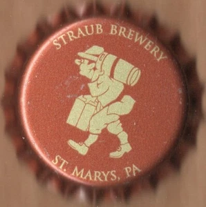 USA Plastic Lined Beer Crown Bottle Cap: Straub Brewing - Picture 1 of 1