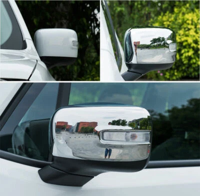 Cover calotte specchi specchietti abs cromo cromate per Jeep Renegade 2014- - Immagine 1 di 4