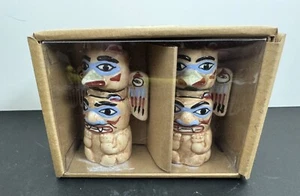 Polarkreis Salz & Pfefferstreuer Totempfahl, Tiki Tiere, Alaska - Bild 1 von 4