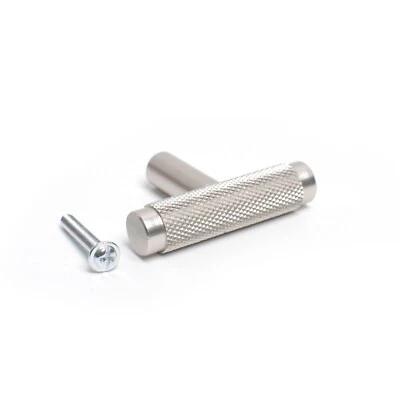 Door Handles Knobs Kitchen Cabinet Drawer Cupboard Knurled T Bar Knob - Image 1 of 4