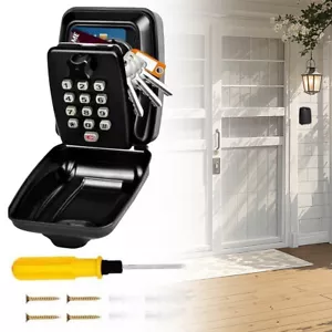 Key Safe Wall Mounted Police Approved Key Lock Box Outdoor Heavy Key Lock Box - Picture 1 of 9