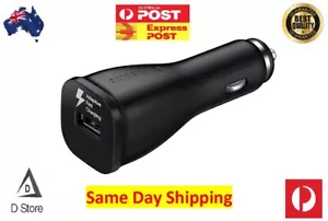 Genuine Samsung Dual USB Fast Car Charger Type C Cable S7 S8 S9 S10 Note 8 9 10 - Picture 1 of 26