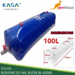 KASA Nylon Reinforced Fresh Water Bladder Tank Non-Toxic Camping & Boating 100L - Picture 1 of 6