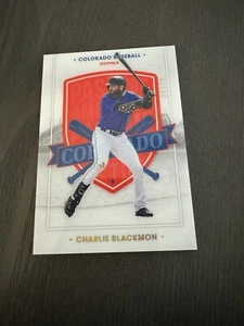 2021 Panini Chronicles America's Pastime Holo Gold SP /49 #67 CHARLIE BLACKMON - Picture 1 of 3