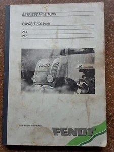 Betriebsanleitung Fendt Vario 714 716 - Bild 1 von 3