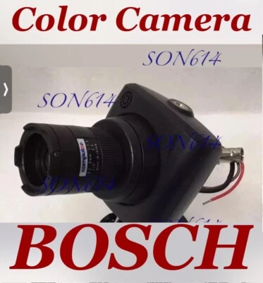 Bosch LTC0255MC Security Color Camera W/ 480TVL 3.5-8mm NTSC 12VDC 24VAC TESTED! - Image 1 of 4