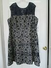 Kay Unger New York Navy Lace Overlay Dress Size 22 W  NWT 