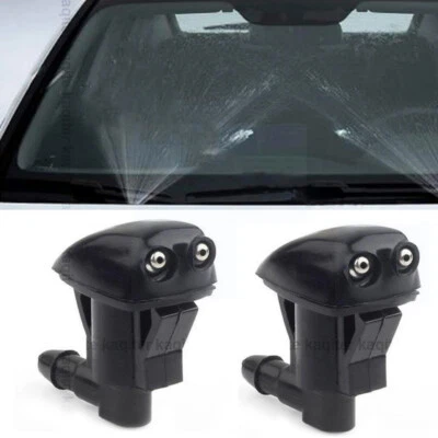 2Pcs/lot Front Windshield Wiper Washer Jet Nozzle Sprayer Universal Accessories - Image 1 of 4