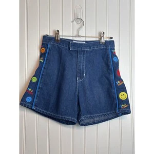 Vintage Limited Too Kids Denim Smiley Shorts - Picture 1 of 2