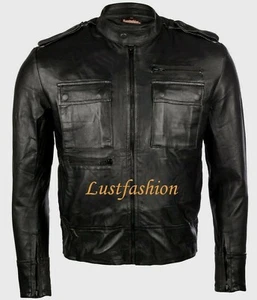 Motorrad Lederjacke schwarz neu Biker Jacke Leder leather jacket black Cuir - Bild 1 von 3