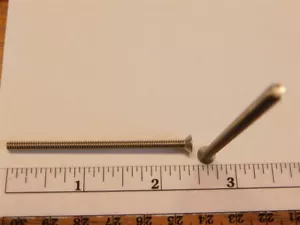 50 viti a testa piatta Phillips in acciaio inox 6-32 x 2 1/2" - Foto 1 di 1