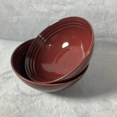 Juego de 2 ensaladeras de cereales Le Creuset Second Choix de gres 16 cm (6,25") Rhone Foto 1 de 4