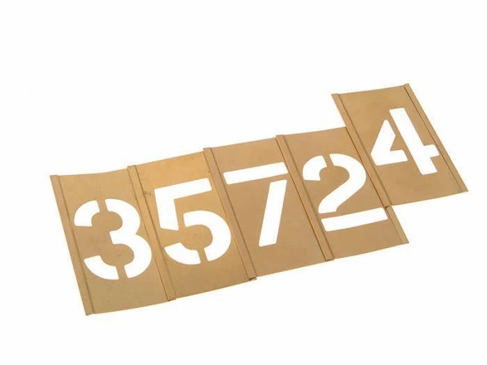 Stencils - Set of Brass Interlocking Stencils - Figures 2in - Image 1 of 1