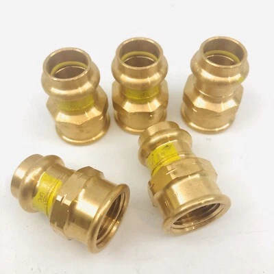 VIEGA PROPRESS G 16078 BRASS ADAPTER 1/2" X 1/2" P X FNPT ( 5 PACK ) - Image 1 of 4