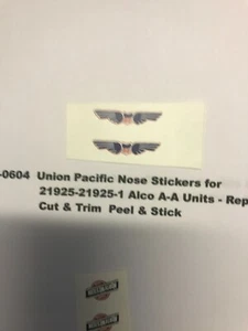 American Flyer Parts -  Nose Stickers for 21925-21925-A Alco ST0604 - Picture 1 of 1