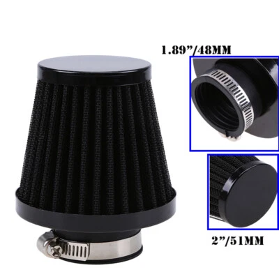 48mm Air Filter Pod Breather Universal For 150cc-250cc Scooter ATV Quad Dirtbike - Image 1 of 4