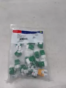 Leviton 61110-BV6 Extreme Cat 6 vert jack (pack de 25) inserts jacks - Photo 1/5