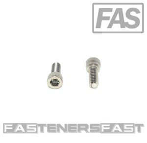 (100) #6-32 x 3/8 Stainless Steel Socket Head Cap Screw Allen Drive 18-8 6-32 - Picture 1 of 4