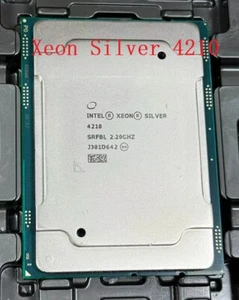 Intel Xeon Silver 4210 2.2GHz 10 Core LGA3647 13.75MB Server CPU Processor 4210 - Picture 1 of 4