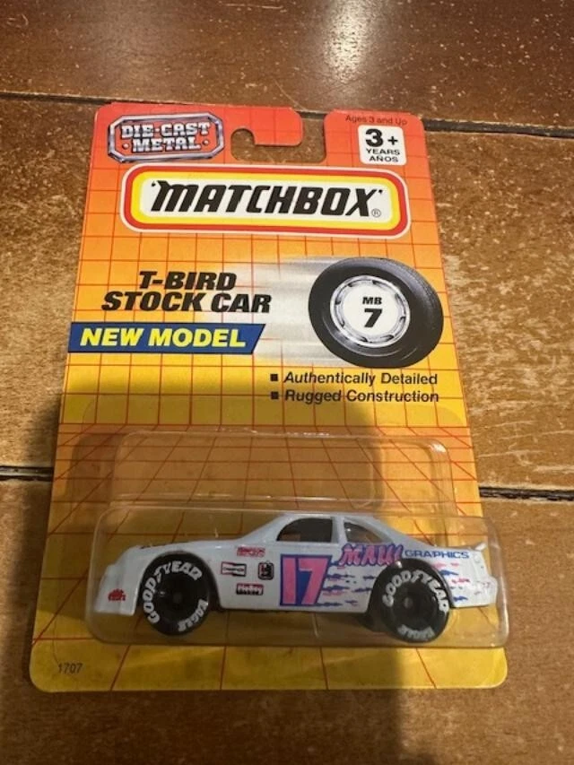 1991 Matchbox T-Bird Stock Car MB7 - Imagem 1 de 1