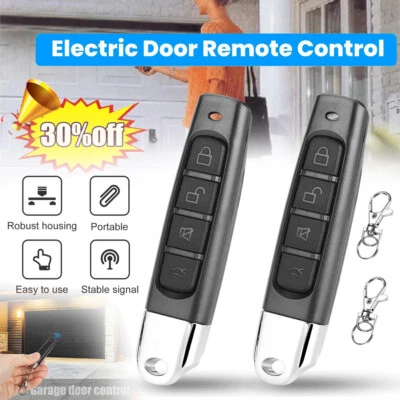 Funk Garagentoröffner 433MHz Garagentor Fernbedienung Auto Toröffner Duplikator - Bild 1 von 4