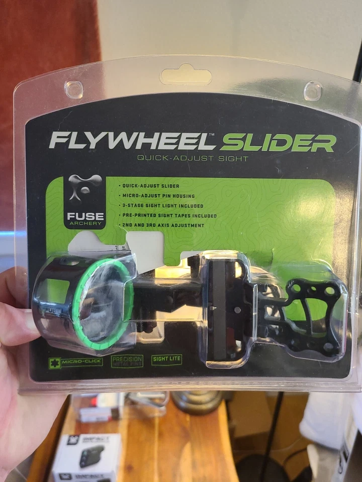 Fusible Tiro con Arco Volante Deslizante Rápido - Ajuste Arco Mirilla de Caza 3 Pines Mano Derecha. Foto 1 de 4