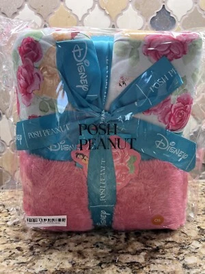 Manta de patoo de peluche Posh Peanut Disney Princesa Belle Luxe NUEVA 👑� 🌹 Foto 1 de 4