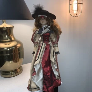 Vintage Porzellanpuppe 19 Zoll Victoria Rose Puppe Handwerker Sammlung - Bild 1 von 11