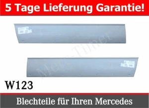 Par de chapa de reparación de puerta derecha izquierda para Mercedes W123 S123 1975-1985 - Imagen 1 de 5