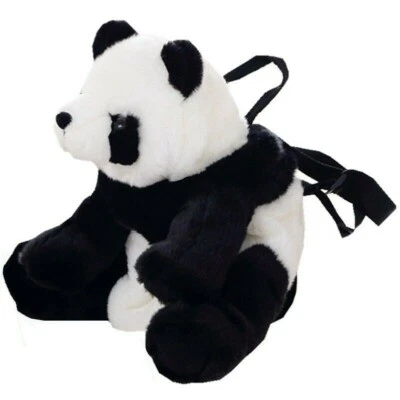 Dama Niñas Peludo Esponjoso Panda Muñeca Bolso de Hombro Imitación Piel Mochila Lindo Regalo Foto 1 de 4